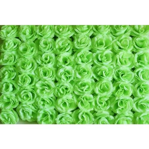 SPR Free Shipping-green-10pcs/lot Artificial silk rose flower wall wedding background lawn/pillar road lead market decoration