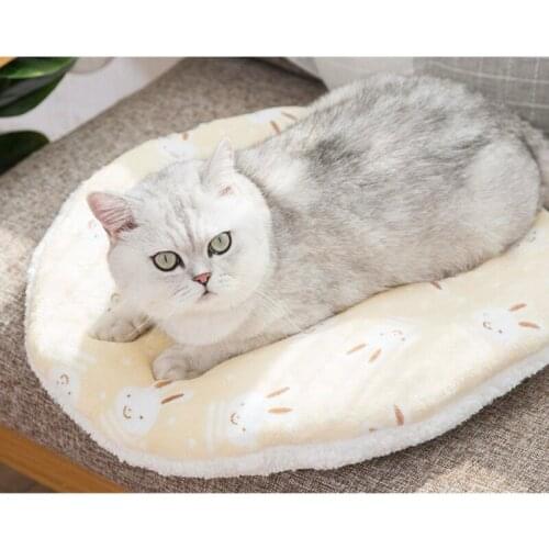 All Season Lovely Cartoon Cat Mat Pet Circle Mat Non-Slip Mat Dog Carpet For Pets Kitten Puppy Dogs Bed Supplies N114