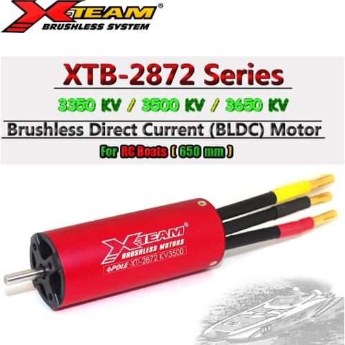 X-TEAM XTB Series 2872 3650KV 3500KV 3350KV Brushless DC Motor for 650mm Remote Control RC Boats Refit