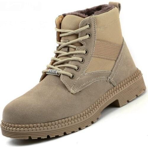 Safety Shoes Cap Steel Toe Safety Shoe Boots For Man Work Shoes Men Breathable Mesh Size 11 Footwear Wear-resistant DXZ0Z0