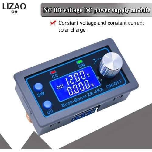 ZK-4KX DC DC Buck Boost Converter CC CV 0.5-30V 4A 5V 6V 12V 24V Power Module Adjustable Regulated laboratory power supply
