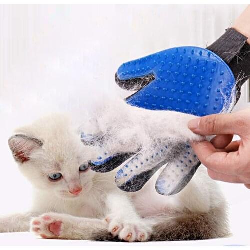 1PC cat hair removal gloves cat grooming gloves pet effective massage dog comb cleaning dusting brush gloves cats and dogs