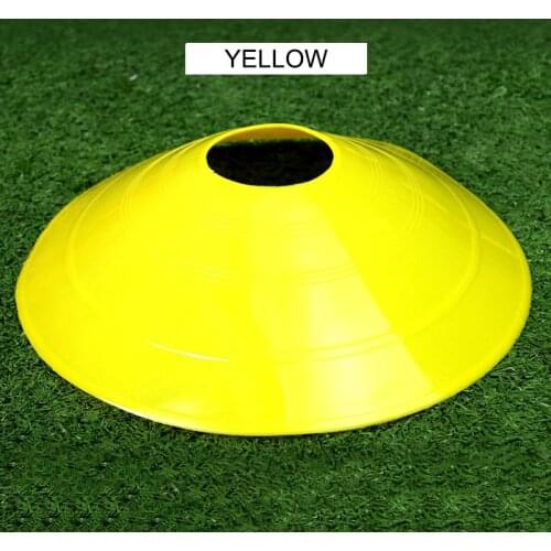 10 Pcs Soccer Training Sign Flat Pressure Resistant Cones Marker Discs Barrier Accessories ASD88