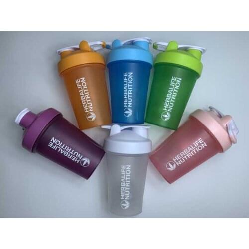 2019 Portable 400ml Nutrition Shake With Stainless Steel Wire Whisks