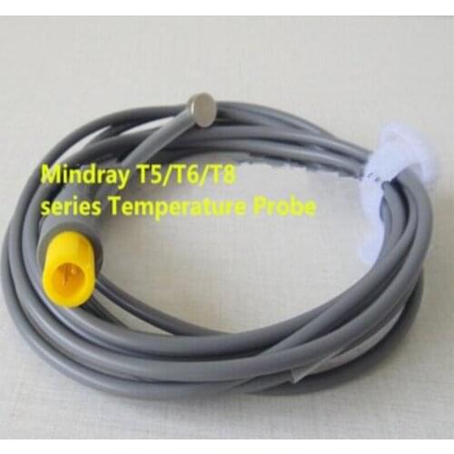 2018 Free Shipping Compatible For 2Pin Mindray T5/T6/T8 Series Temperature Probe Surface Temperature Sensor Skin Sensor Probe