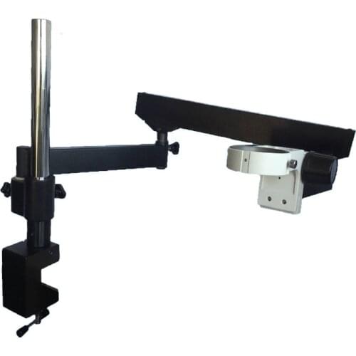 360 adjustable Articulating Arm with Clamp Stereo Microscope stand for industrial trinocular /Binocular PCB repair