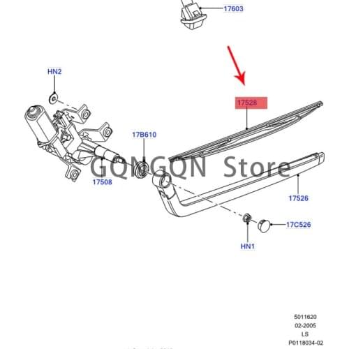 CAR wiper blade (L/R) 2012 -2021lan dro ve rdi sco ver y3d isc ove ry4 windshield washer arm assembly wiper wiper blade rear win