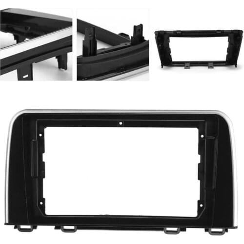 Car side mirror guard car mirror protect 10.1in 2‑DIN Radio Mount Fascia Frame Trim Black Auto Accessory Replacement for