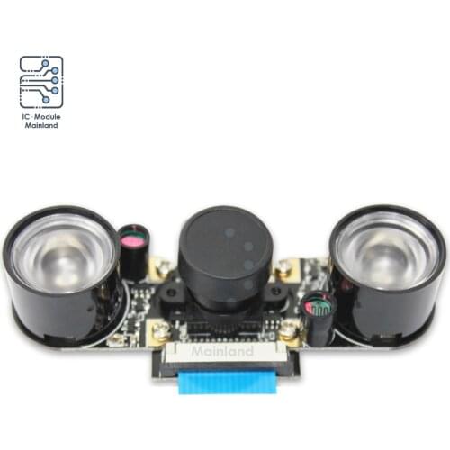 For Raspberry Pi 4 OV5647 Night Vision Fisheye Camera Module 5MP 175/160 Degree For Raspberry Pi 3 Model B Plus