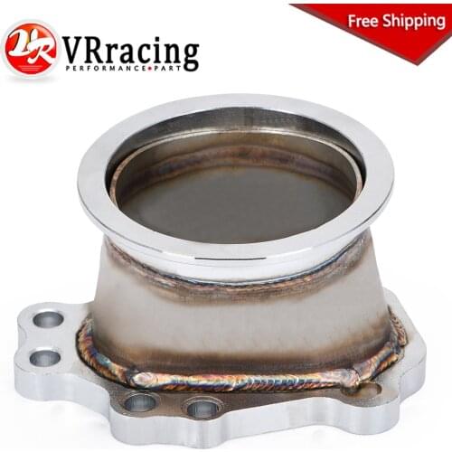 Turbo Adapter Flange T25 T28 GT25 GT28 8 Bolt to 3″ 76mm V Band Turbo Outlet Downpipe Flange Adapter Free Shipping