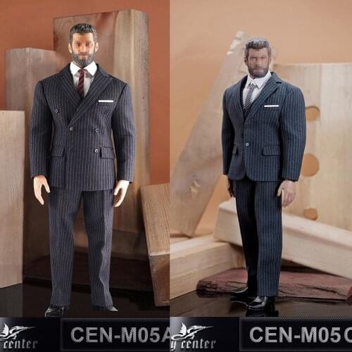 In stock 1:6 CEN-M05 doll clothing model British gentleman suit casual wear formal wear suitable for strong body