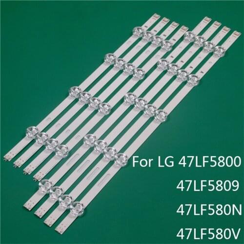 LED TV Illumination Part Replacement For LG 47LF5800 47LF5809 47LF580N 47LF580V LED Bar Backlight Strip Line Ruler DRT3.0 47 A B