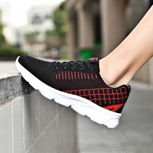 Women Casual Shoes Fashion Breathable Walking Mesh Lace Up Flat Shoes Sneakers Women 2021 Tenis Feminino White Vulcanized Shoes