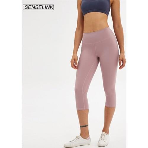 SENSELINK Womens Sports Yoga Pants Cropped Trousers Elastic Pants Indoor Fitness Sports Yoga Pants Womens Sports Pants