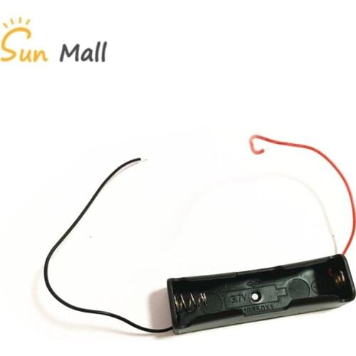 1pcs 18650 Power Battery Storage Case Box Holder Leads With 1 Slots holder