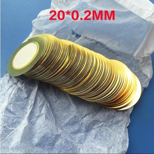 20*0.2mm piezoelectric buzzer piece copper