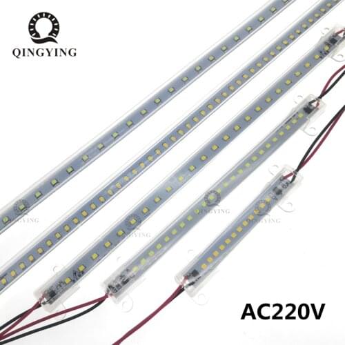 20pcs AC220V 3W 4W 5W 6W LED Tube Light SMD2835 High Brightness 10cm 20cm 30cm 40cm 50cm LED Bar Strip Cold White/Warm White
