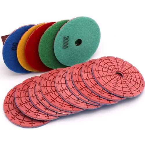 1PCS 4'' 100mm Diamond Polsihing Pads Grinder Discs for Granite Marble Concrete Stone