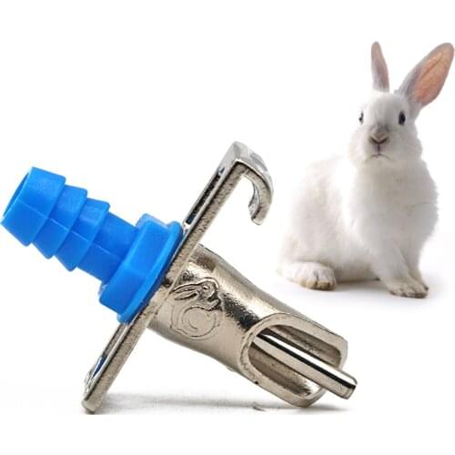 20PCS Rabbit Automatic Nipple Water Feeder Rodents Waterer Rabbit Nipple Drinking Tools Drinkers Bunny Farm Drinkers for Rabbits