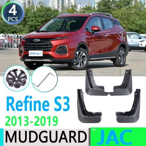 For JAC Refine S3 2013~2019 T50 T5 2014 2015 2016 2017 2018 Car Fender Mudguard Mud Flaps Guard Splash Flap Car Accessories