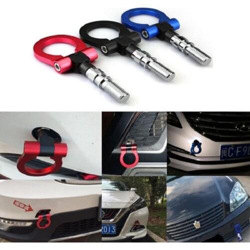 Car Racing Front Rear Tow Towing Hook Euro Janpan Model Auto Car Tow Hook Clasp Racing Trailer Front Rear Universal Tow Hook