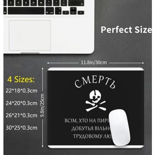 Black Army Flag Mouse Pad DIY Print Communism Socialism Anarchism Anarchy Ukraine Makhno