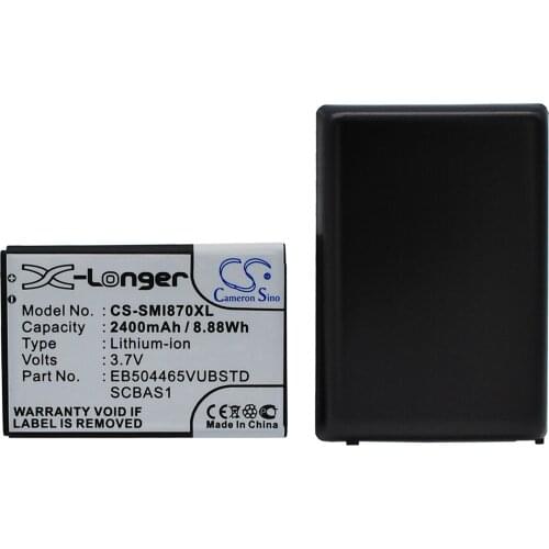 CS 2400mAh/8.88Wh battery for Samsung GT-I8700,Omnia 7 EB504465VJ,EB504465VU,EB504465VUBSTD,SCBAS1,SO1S416AS/5-B