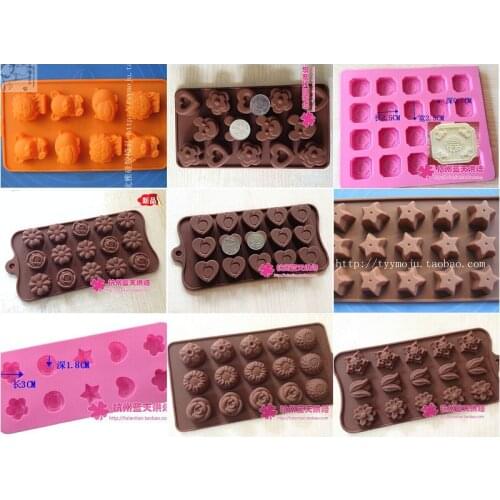 Silica gel mould chocolate pudding mold ice cube tray kitcthen tools