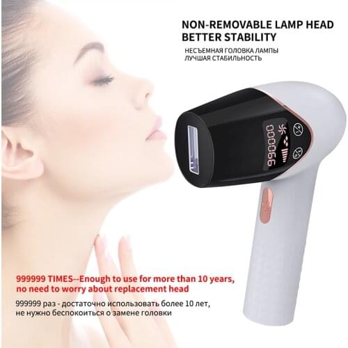 IPL Hair removal device 990000 Flashes Permanent Hair Removal Machine hair Trimmer Face Body Underarm Electric depilador