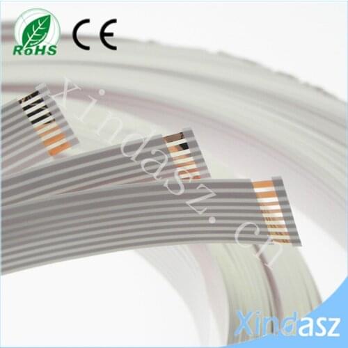 Custom made 1.6MM 1.9MM 2.2MM 8Pin G 100 Meters long airbag ffc cable for renault megane II