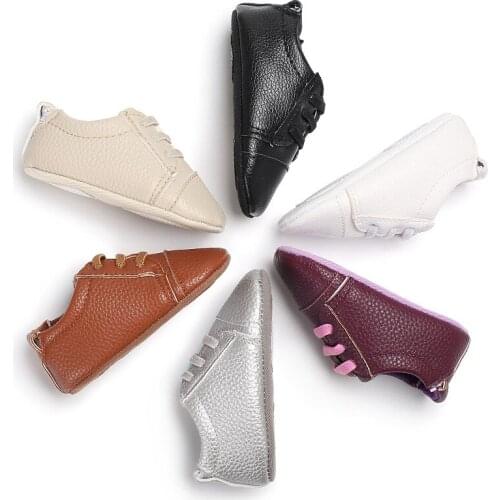 AiKway Girl Boy First Walkers Quality Leather Shoes Baby Infant Super Soft Soft Bottom Shoes Newborn Toddler Shoes Crib Shoes