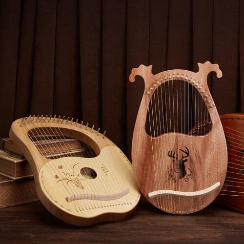 Leiya 19-String Beginner Lycra 16-String Small Harp 10-String Lyre Small Portable Musical Instrument