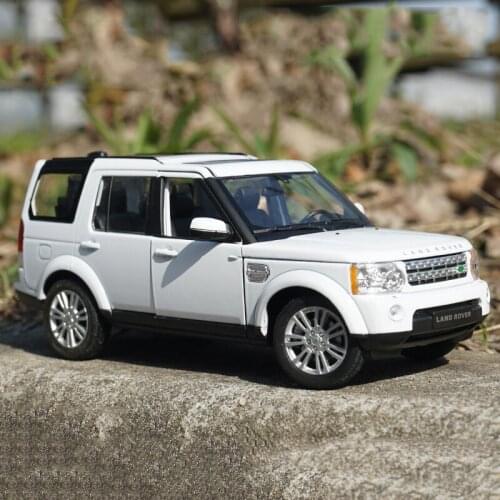 Diecast 1:24 Scale White Discovery 4 Car Simulation Alloy Car Model Toy Decoration Collection Toys Boy Gift Display