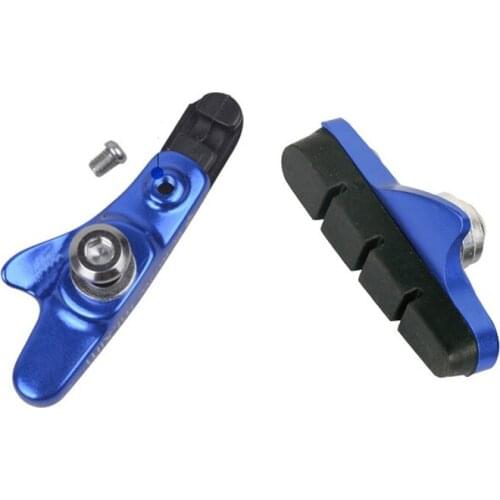 One Pair Mountain Road Bike Brake Pads MTB Bicycle Holder Shoes Rubber Blocks Durable Cycling Accessories