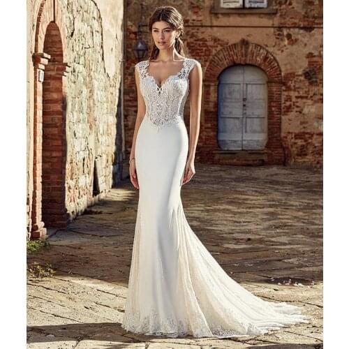 Peramally Mermaid Silhouette Wedding Dresses