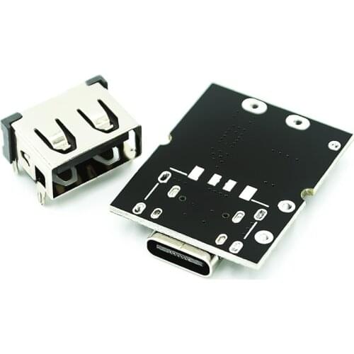 Type-C USB 5V 2A Boost Converter Step-Up Power Module Lithium Battery Charging Protection Board LED Display USB For DIY Charger