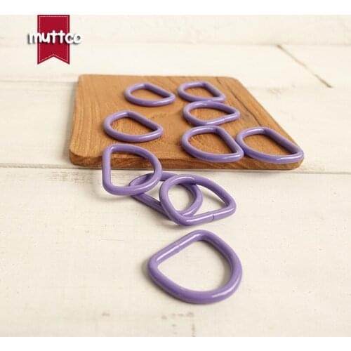 DIY for Dog Collar 2.5cm D ring Connection alloy metal Buckles DIY Semi Ring Webbing Clasp Clip D Shaped Clasp CDK-25V