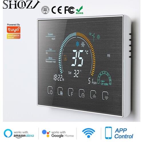 SHOJZJ Air Conditioner System Thermostat RoomTemperature Control for AC Split System Hvac Works with Alexa Google