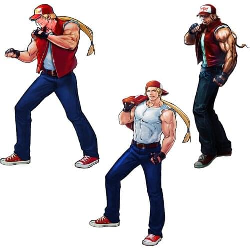 Three Ratels CDM375 Terry Fighter Personalized Creative Sticker Vinyl PVC Decal for boys Room Wall Laptop Waredrobe