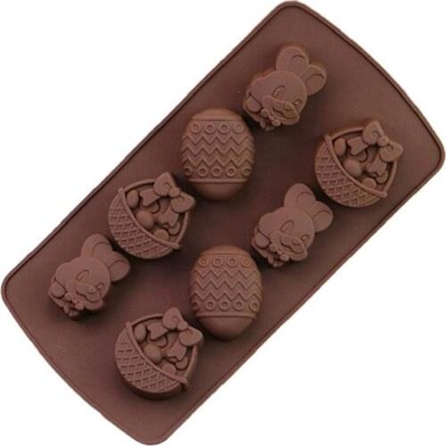 Egg Rabbit Basket Silicone Cake Mould Chocolate Mould Baking Mould