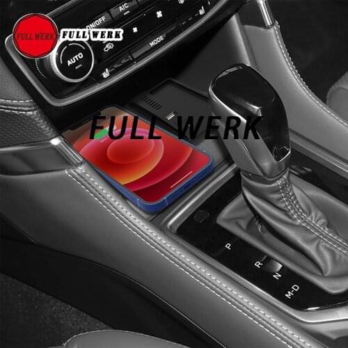 1 PC Car Phone Wireless Charger Holder Adapter for Subaru Forester All Series 2019-2021 Interior Mobile Charging Support Devce