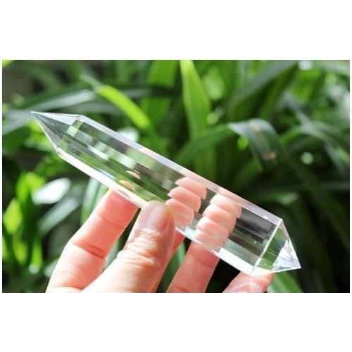 13 Sided A+++ VOGEL Style Natural Clear QUARTZ CRYSTAL DT POINT Healing 139g