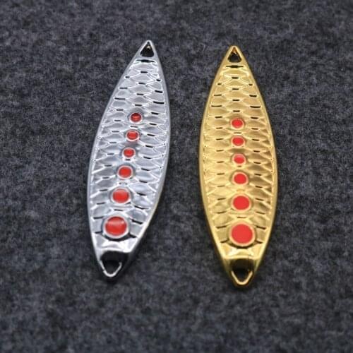 20Pc Metal Spinner Spoon Fishing Lures 3g 5g 7g 10g 15g 20g Gold Silver Artificial Bait Without Hook Trout Pike Bass Tackle