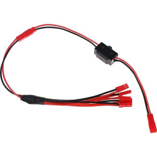 5 in 1 Jst Divider Wire Battery Connector 2 Pin Male Female W on / Off
