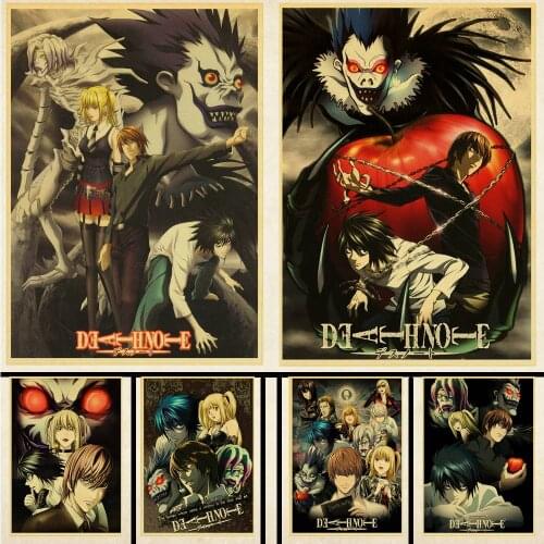 5D Diamond Embroidery Death Note Poster Diamond Painting Full Drill Round Diamond Mosaic Rhinestones Pictures Home Decor