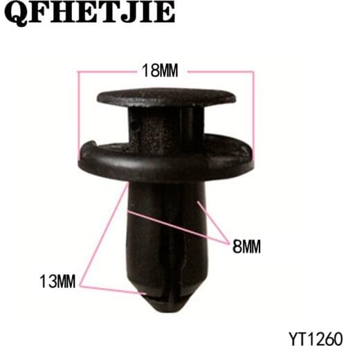 Automotive Fastener Clips for Toyota Full Range of Car Bumper Clips Propulsion Rivets Nail Studs 200pcsYT-1260 Auto Repair Parts