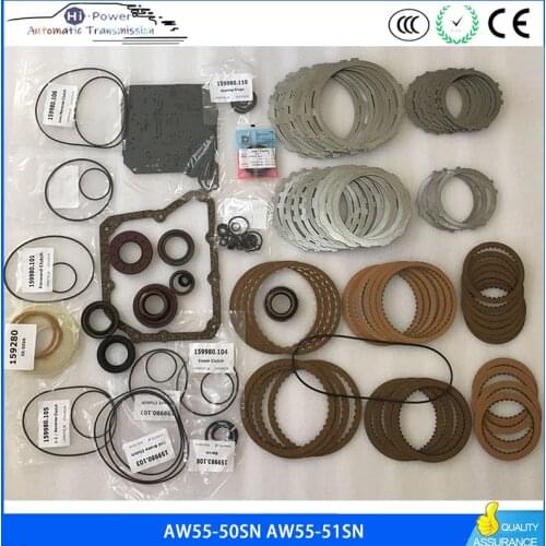 AW55-50SN AW55-51SN AF33 Automatic Transmission Overhaul Kit For Volvo Saab Opel Chevrolet