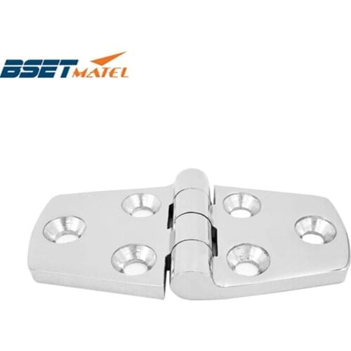 BSET MATEL 38*76m Heavy Duty SS 316 marine grade cast Boat Caravan RV Deck Cabinet Drawer Door Strap Butt Hinge Hardware