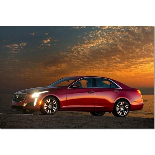 Cadillac CTS Vsport Cars Canvas Painting Posters and Prints Wall Art Modern Home Decoration