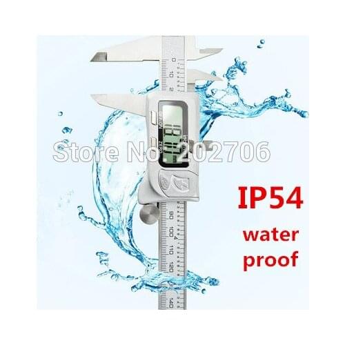 IP54 Waterproof digital vernier caliper 150 mm 0.01 mm dustproof steele vernier caliper electronic paquimetro caliper digital